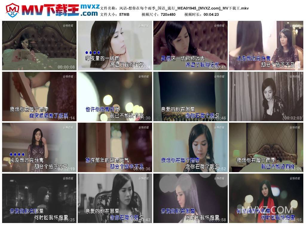 风语-想你在每个雨季_国语_流行_MEA01945